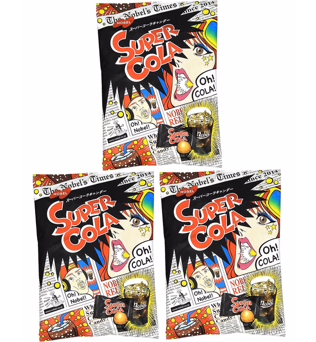 Nobel Super Cola Candy 3.1oz (3 Pack)