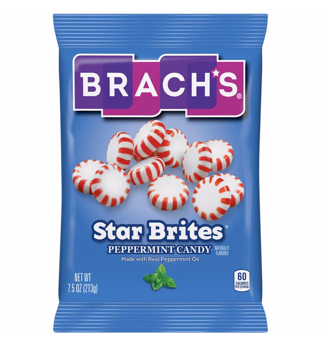 Brach's Star Brites Peppermint Mint Candy, 7.5 Ounce