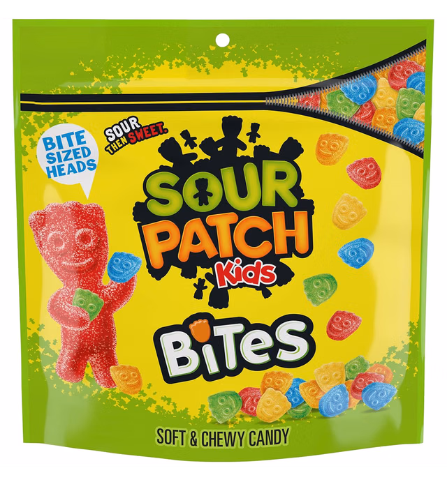 SOUR PATCH KIDS Bites Original Soft & Chewy Candy , 12 Ounces