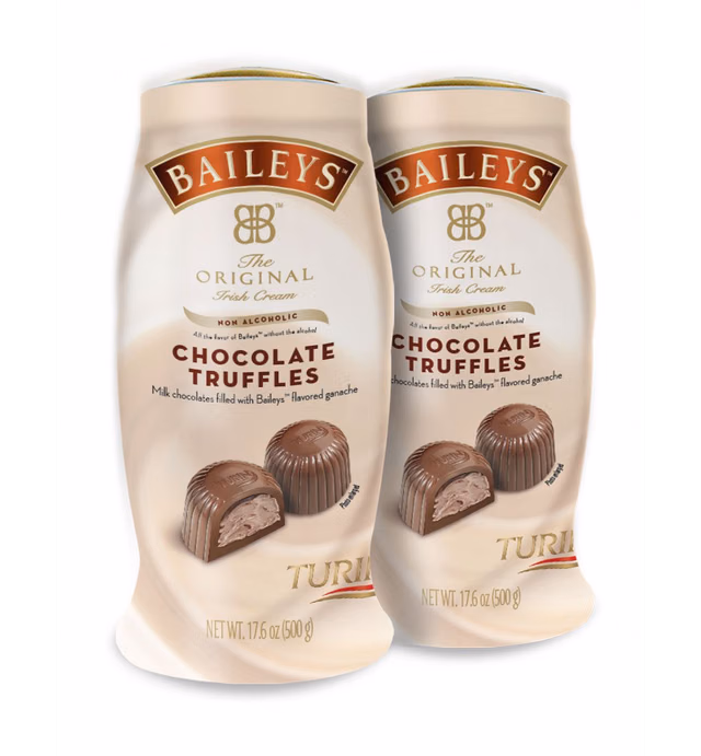 BAILEYS Original Irish Cream Chocolate Truffles, Milk Chocolate, Non-Alcoholic Chocolate Candy