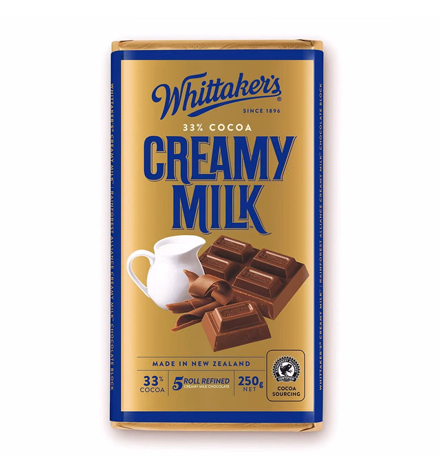 Whittaker's Creamy Milk 250g