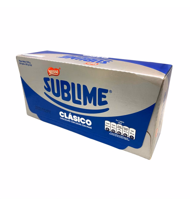Sublime Chocolate Con Leche Y Mani/Chocolate with Milk and Peanuts