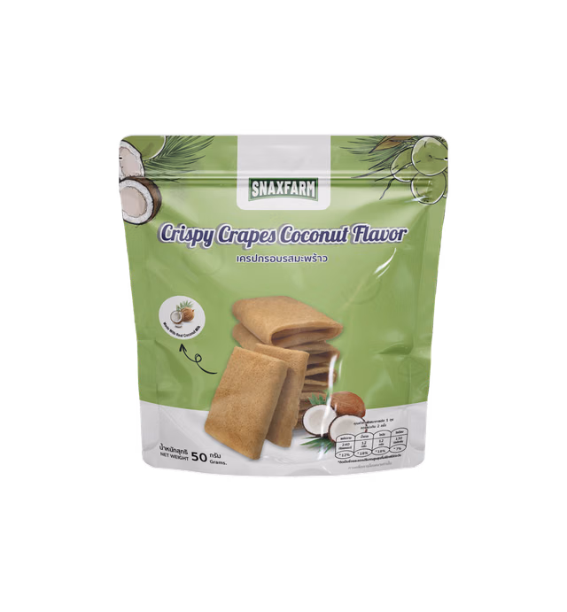 Crispy Coconut Crepes Coconut Flavor