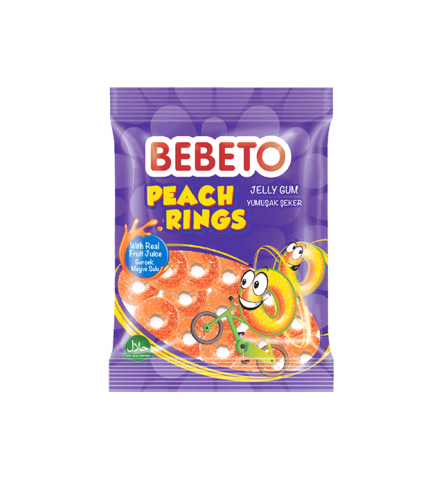 Bebeto Peach Rings
