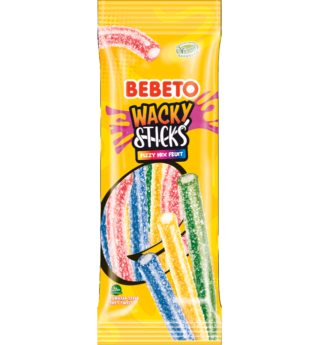 Wacky Sticks Tutti Frutti 180g