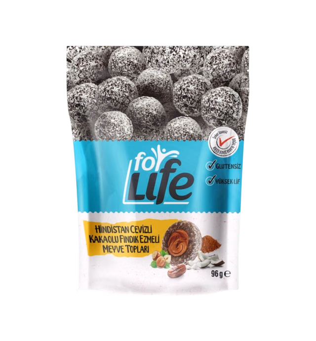 FORLIFE HİNDİSTAN CEVİZLİ MEYVE TOPLARI 96 G
