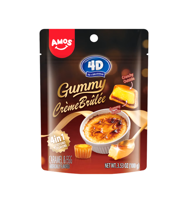4D Gummy crème brûlée