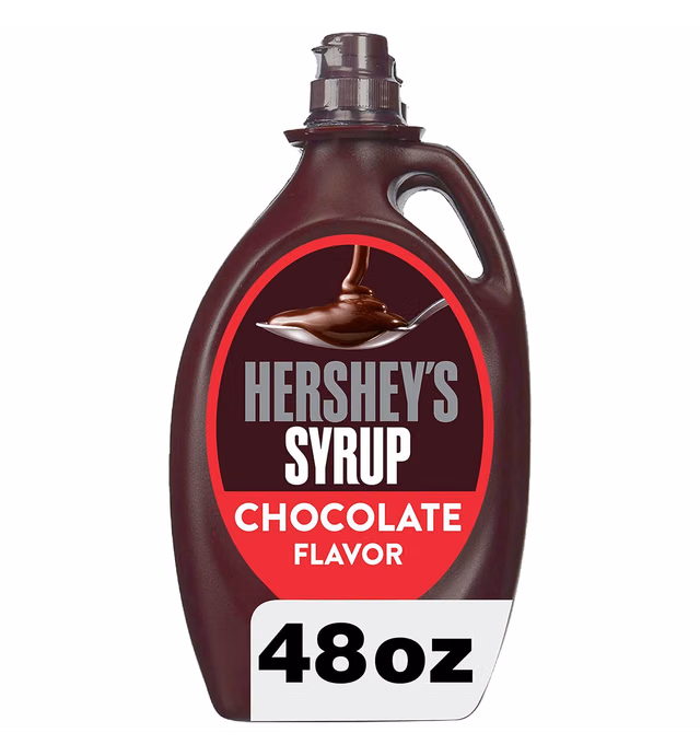 HERSHEY'S Chocolate Syrup Bulk Bottle, 48 oz