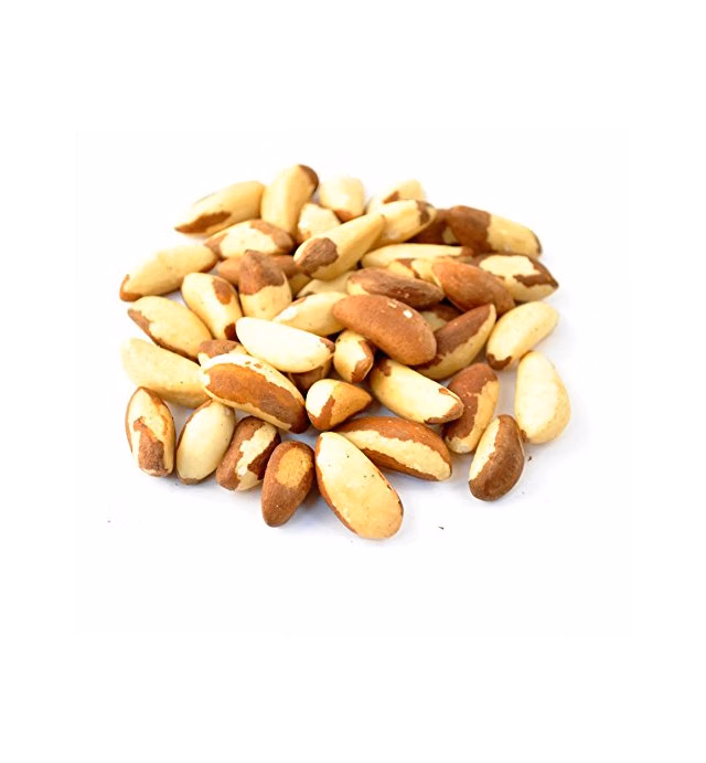 Anna and Sarah Raw Brazil Nuts, 2 POUND Bag, Jumbo Size Whole Brazil Nuts, Unsalted Nuts in Resealable Bag, 2 Lbs