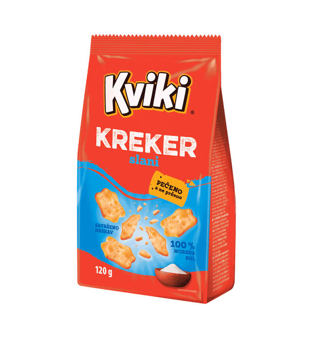 Kviki cracker salted 120g
