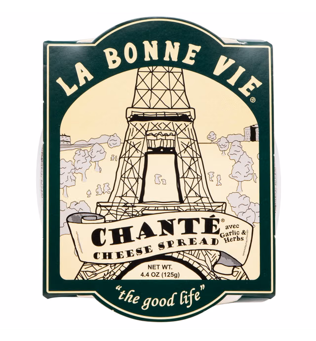 La Bonne Vie, Imported French Garlic and Herb Fresh Cheese Spread, 4.4 Ounce