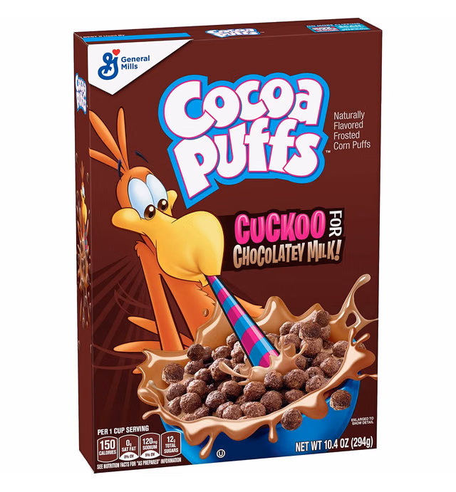 Cocoa Puffs, Chocolate Breakfast Cereal, Whole Grains, 10.4 oz