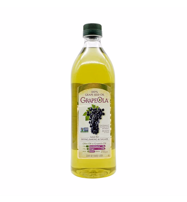 Kusha Grapeola Seed Oil, Grape, 33.8 Fl Oz (Pack of 1)