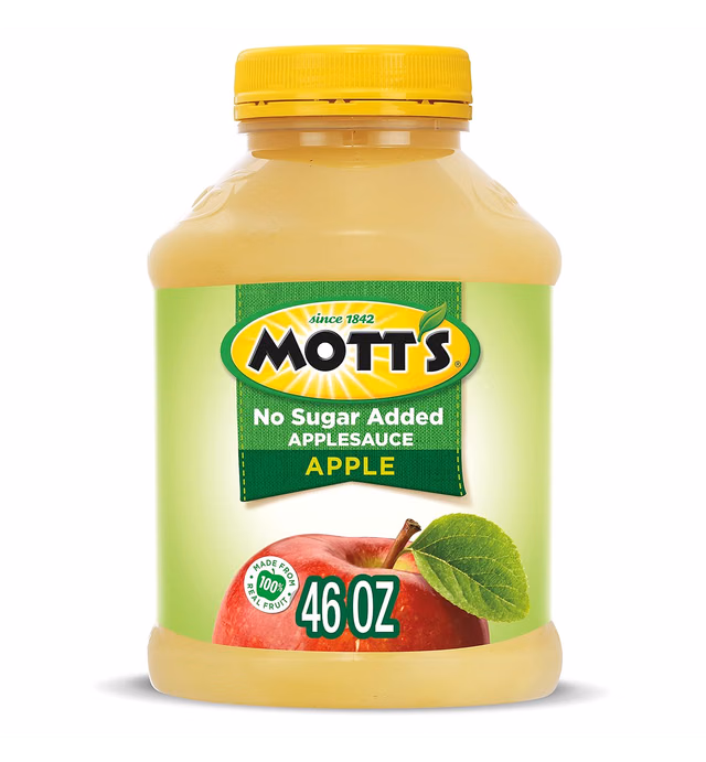 Mott's No Sugar Added Applesauce, Apple, 46 Oz