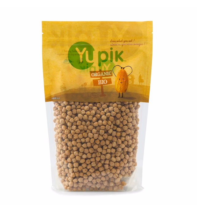 Yupik Organic Raw Chickpeas, 2.2 lb, Non-GMO, Vegan, Gluten-Free