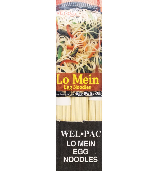 Welpac Lo Mein Egg Noodles, 10 Ounce (Pack of 12)