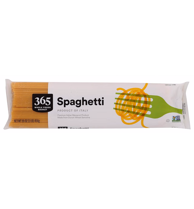 365 by Whole Foods Market, Pasta Spaghetti, 16 Ounce