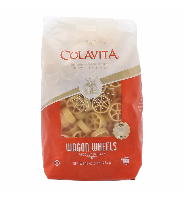 Colavita Pasta, Wagon Wheels, 1 Pound (Pack of 20)