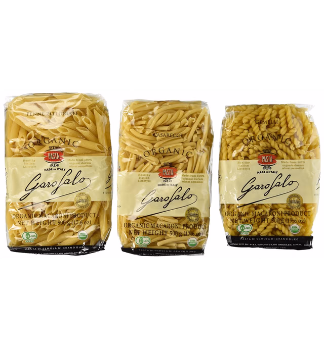 Garofalo Variety Pack 100% Organic 6 Pack - 1.1 Lb Each