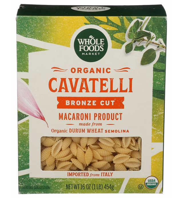 Whole Foods Market, Organic Cavatelli, 16 oz