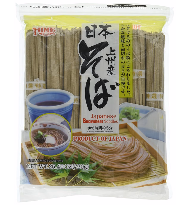 Twin Pack Hime Dried Buckwheat Soba Noodles, 25.40 Ounce (Pack of 2)