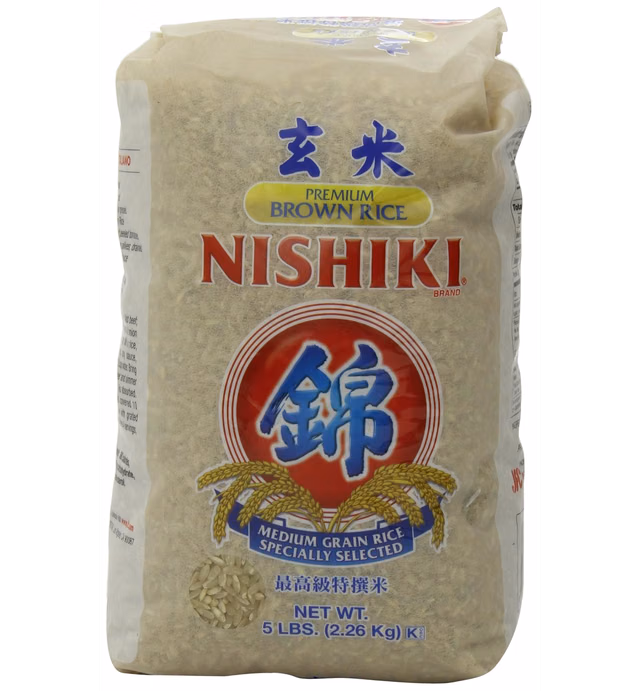 NISHIKI Premium Brown Rice, 5-Pound