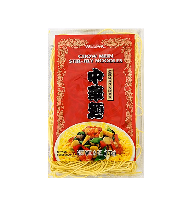Welpac Chow Mein Stir-Fry Noodles, 6 Ounce (Pack of 12)