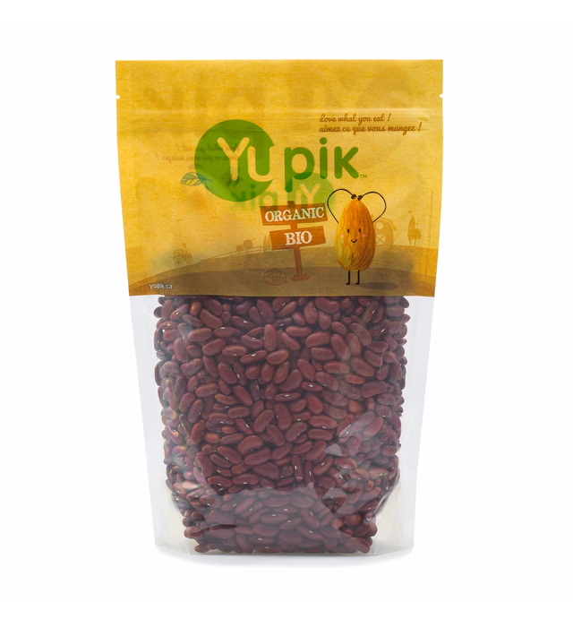 Yupik Beans Organic Dark Red Kidney, 2.2 lb