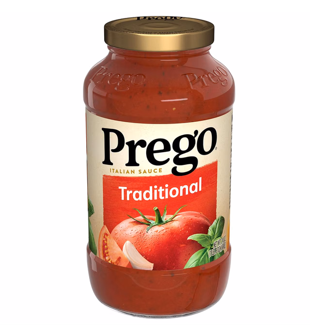 Prego Traditional Pasta Sauce, 24 Oz Jar