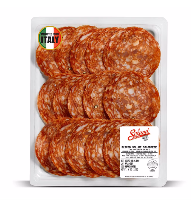 SALUMI ITALIANI Italian Calabrese (Spicy) Salami, 4 Oz