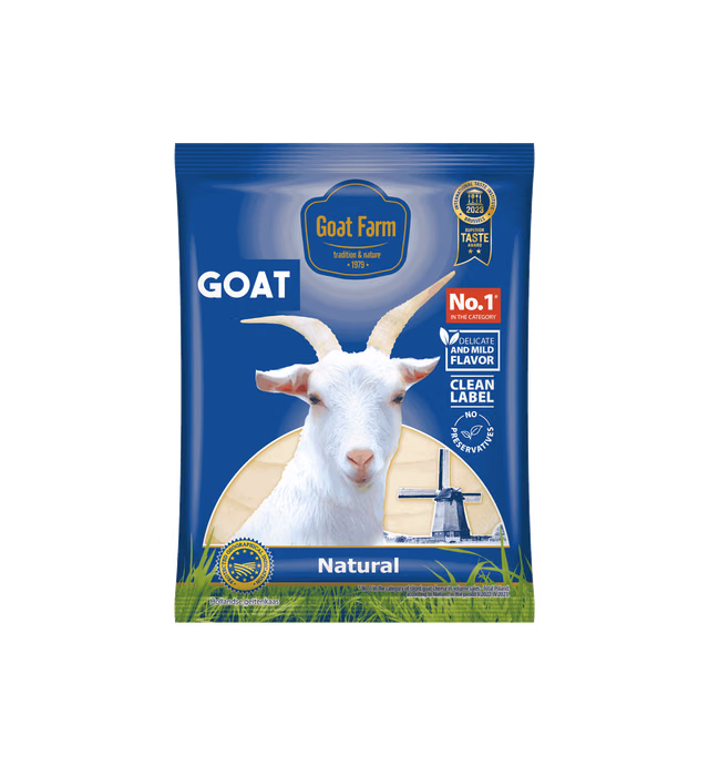 Goat Farm goat natural cheese slices PGI 100 g