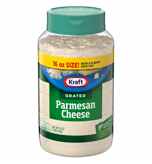 Kraft Parmesan Grated Cheese (16 oz Shaker)