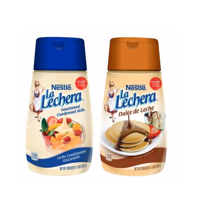 La Lechera Dulce de Leche and Sweetened Condensed Milk Combo Pack