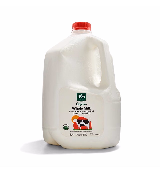 365 by Whole Foods Market, Milk Whole Organic, 128 Fl Oz