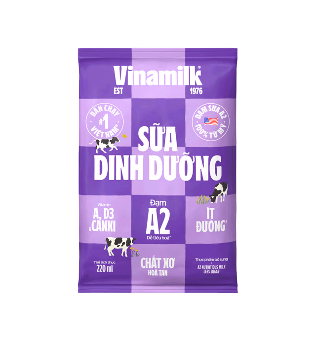 A2 Nutritious Milk - less sugar - Vinamilk