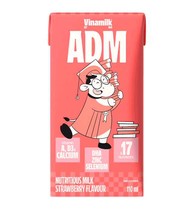 NUTRITIOUS MILK - STRAWBERRY FLAVOUR - VINAMILK ADM