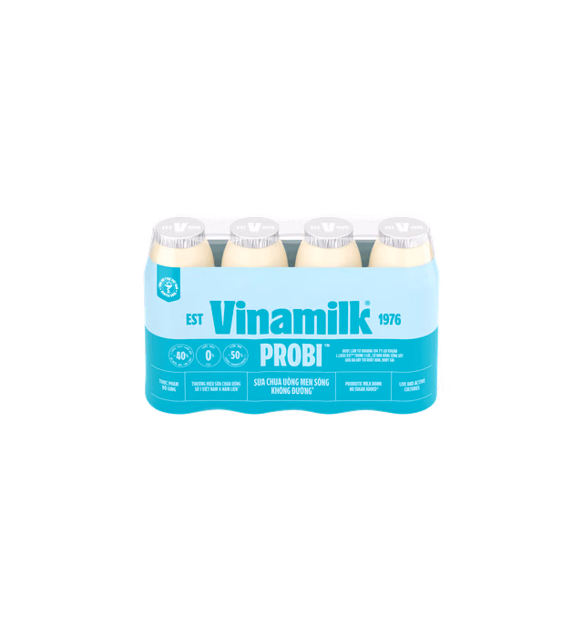 PROBIOTIC MILK DRINK - NO SUGAR ADDED - VINAMILK PROBI