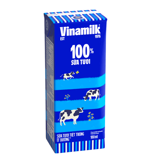 UHT FRESH MILK - LESS SUGAR- VINAMILK 100% FRESH MILK