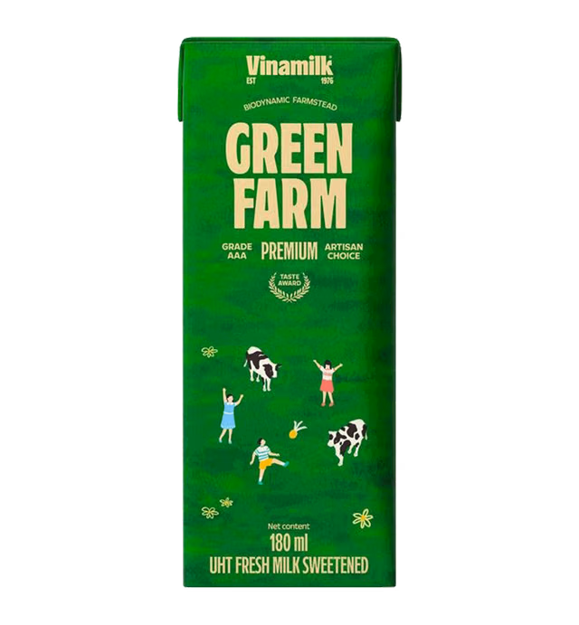 UHT FRESH MILK - SWEETENED - VINAMILK GREEN FARM