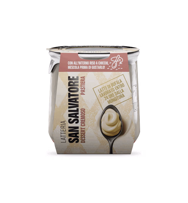Cremoso di latte di bufala Pastiera