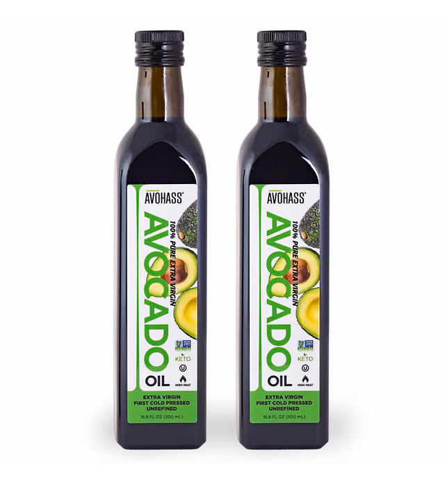 Avohass Kenya Extra Virgin Avocado Oil 2 Pack 16.9 fl oz Bottles