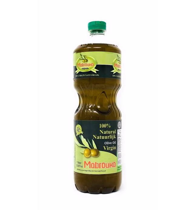 Mabrouka Moroccan Virgin Olive Oil, (34 Fl Oz / 1 Liter)
