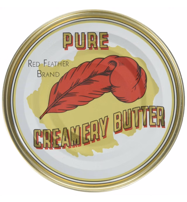 Red Feather Cremery Canned Butter A real butter from new Zealand-100% pure no artificial colors or flavors-Great For Hurricane Preparedness Emergency Survival Earthquake Kit-(6 Cans/12Oz. Each Can)