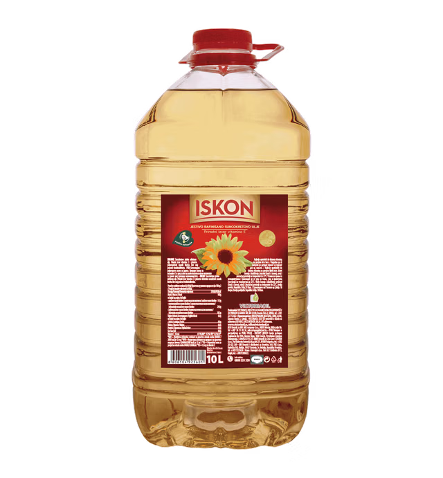 Edible Refined Sunflower Oil ISKON 10L