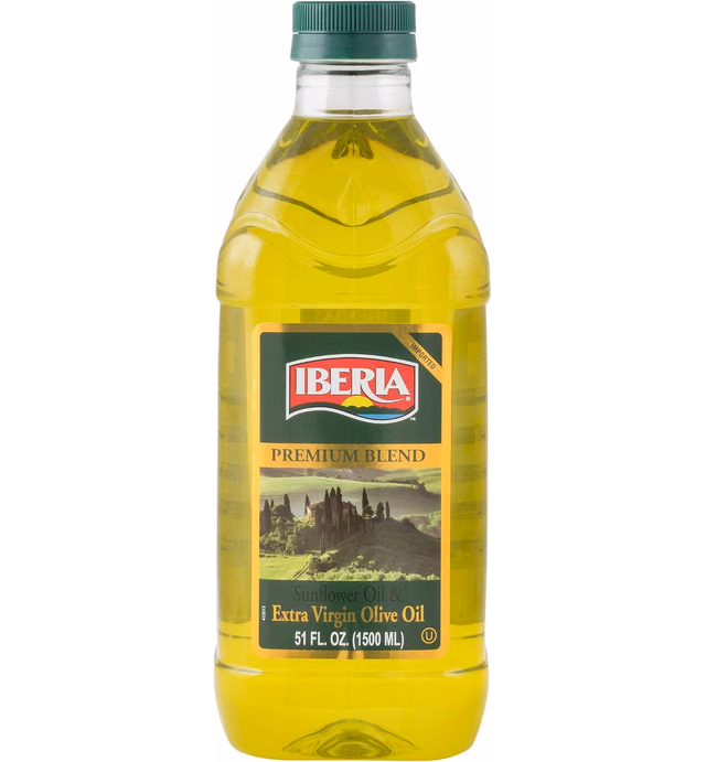 Iberia Extra Virgin Olive Oil & Sunflower Oil Blend, 51 Fl Oz