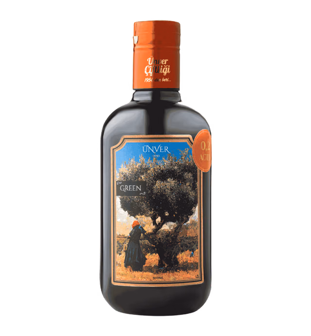 Ünver Olive Oil- Green Edition 0,2 Asit Zeytinyağı