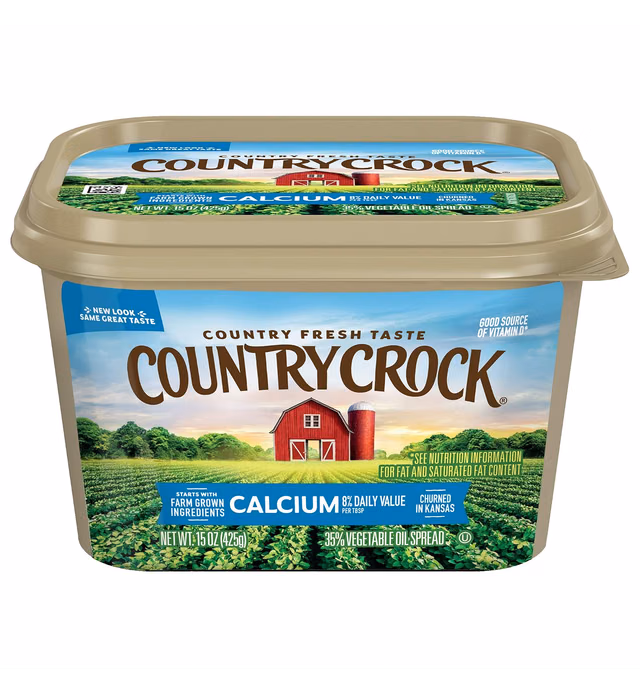 Country Crock Buttery Spread, Calcium, 15 oz