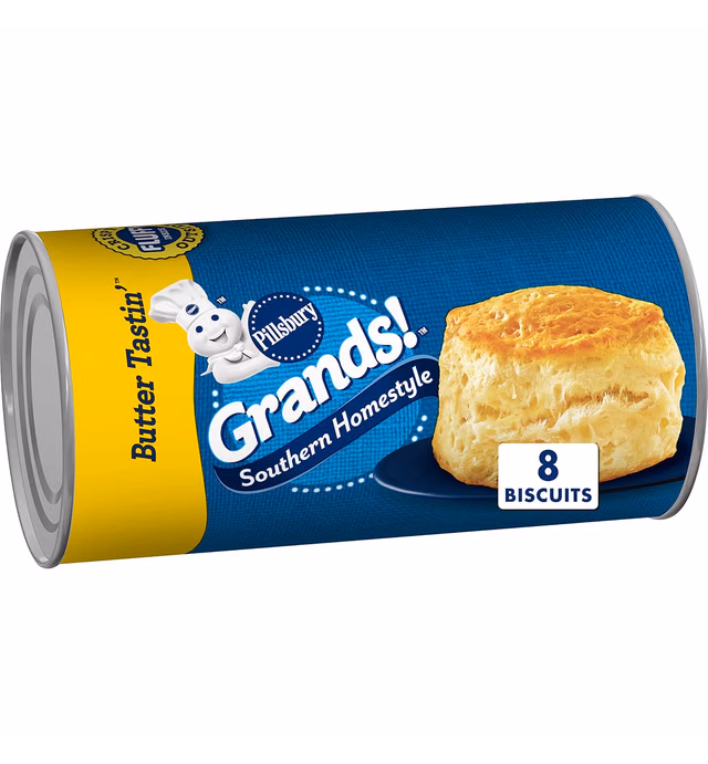 Pillsbury Grands! Southern Homestyle Butter Tastin' Biscuit Dough, 8 ct., 16.3 oz.