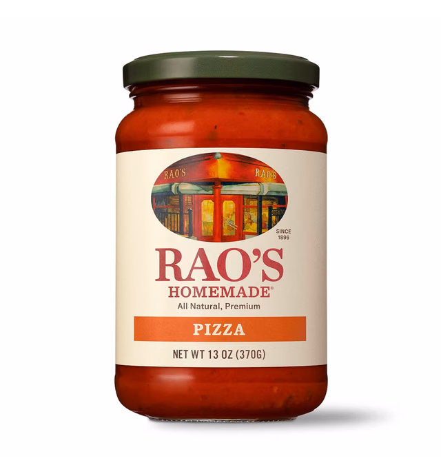 Rao's Homemade Classic Pizza Sauce, 13 oz, Keto Friendly, Tomato Sauce, Premium Quality Tomatoes from Italy and Olive Oil