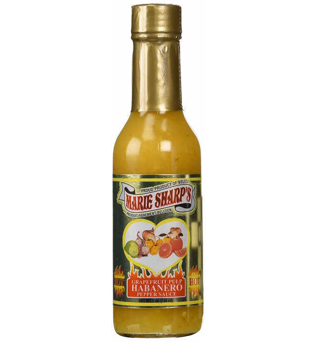 Marie Sharp's Grapefruit Pulp Habanero Hot Sauce 5oz